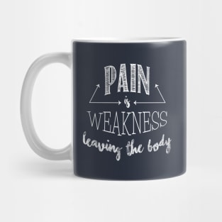 Pain is Weakness Mug